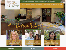 Tablet Screenshot of distinctive-smiles.com